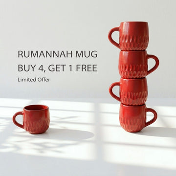 Rumanah Mug BUY 4, GET 1 FREE