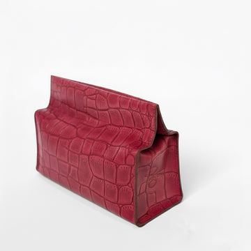 QuiteSimple Leather Case- muted crimson